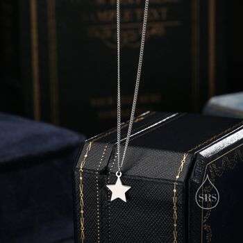 Minimalist Star Pendant Necklace, 2 of 10