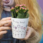 Lollipop Flowers Mum, Mummy, Granny Or Nanny Plant Pot, thumbnail 1 of 4