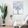 Metal Split Dry Tree Of Life Wall Art Home Room Decor, thumbnail 6 of 12