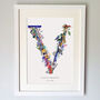 Personalised T To Z Bright Wildlife Letter Print, thumbnail 9 of 12