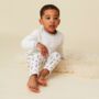Baby And Children's White Soldier Print Pyjamas, thumbnail 3 of 7