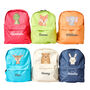 Personalised Kids School Backpack Gift, thumbnail 2 of 2