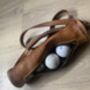 Leather Golf Ball Holder, thumbnail 2 of 2