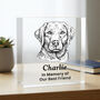 Personalised Dog Breed Small Crystal Ornament, thumbnail 1 of 6