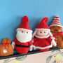 Santa Claus Family Knitting Pattern Set, thumbnail 1 of 2