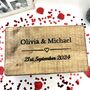 Personalised Couples Wooden Memory Box, thumbnail 3 of 11