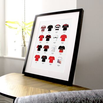Classic Rugby Kits Team Print, 5 of 12