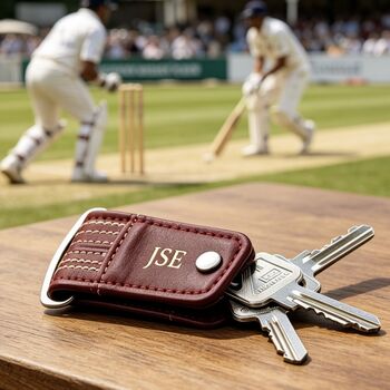 Cricket Leather Key Holder, 3 of 11