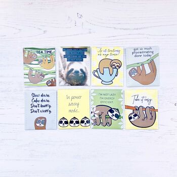 Sloth Gifts: Cute Sloth Tea Gift Set, 10 of 11