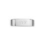 Slim Rectangular Signet Ring 925 Solid Silver, thumbnail 5 of 6