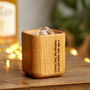 Personalised Whiskey Tumbler In Solid Oak, thumbnail 3 of 10