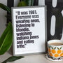 'It Was …' Personalised Popular Culture Year Gift Print, thumbnail 2 of 10
