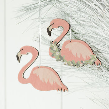 Christmas Flamingo Decoration, 3 of 3