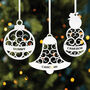 Personalised Spiral Christmas Tree Decoration, thumbnail 1 of 7
