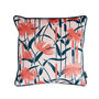 Forest Green And Blush Velvet Patterned Cushion, thumbnail 5 of 8