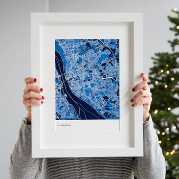 Personalised Abstract Map Print, 6 of 8