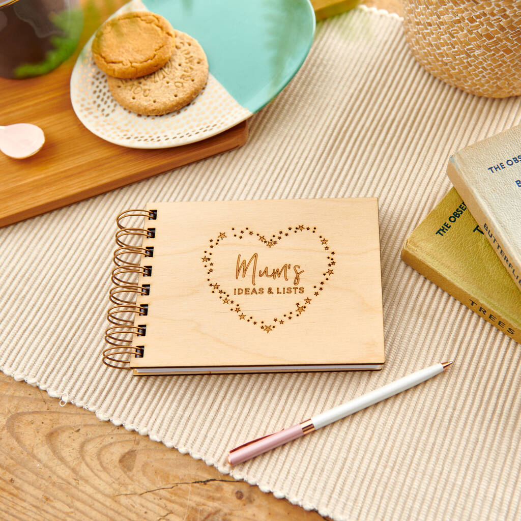 Personalised Wooden Notebook, 1 of 7