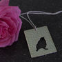 Sterling Silver Robin Silhouette Pendant, thumbnail 5 of 11