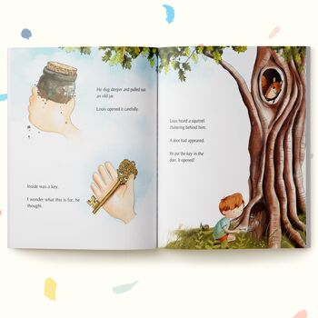 Personalised Kid's Book, 'The Tree, The Key And Me', 6 of 10