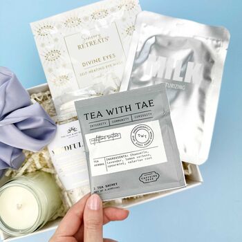 Mindfulness Stress Relief Relaxing Self Care Gift Box⎜Calming Wellness Treat For Her Him⎜Gift For Relaxation, 3 of 6