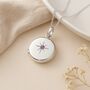 Personalised Sterling Silver June Birthstone Locket – Alexandrite, thumbnail 1 of 8