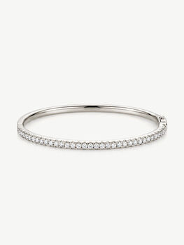 Gold Or Silver Tennis Bangle Bracelet, 6 of 11