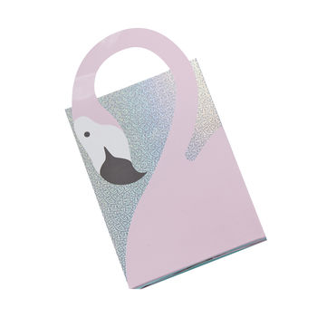 Iridescent Foiled Flamingo Shaped Party Bags, 2 of 3