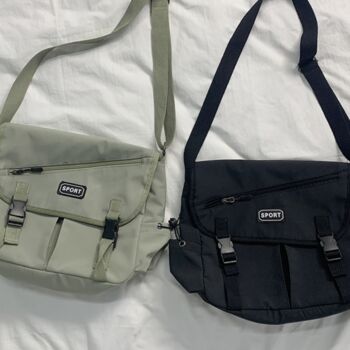 Nylon Long Crossbody Sports Bag, Extra Large Bag, 5 of 9