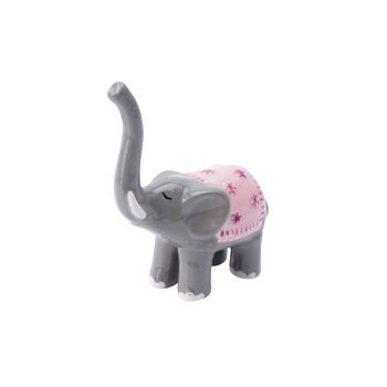 Ellie The Elephant Ceramic Ring Holder In Gift Box, 3 of 4