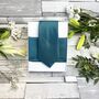 Blue Teal Wedding Tie Set, thumbnail 10 of 10