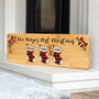 Personalised Christmas Stockings Family Sign, thumbnail 3 of 5