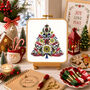 Yuletide Festive Christmas Holidays Hand Embroidery Kit, thumbnail 1 of 12