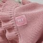 Personalised Butterfly Pink Frill Blanket, thumbnail 4 of 4