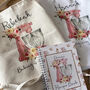 Personalised Apron, Watercolor Pink Baking Gift, thumbnail 1 of 9