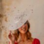 Polkadot Boater Hat For Special Occasions 'Bonbon', thumbnail 3 of 7