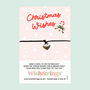 Christmas Wishes Wish Bracelet With Heart Charm, thumbnail 1 of 3