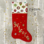 Personalised Fabric Christmas Stocking, thumbnail 9 of 12