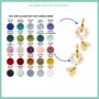 18 K Gold Plated Hoop Earrings With Flower And Pearl Drop, thumbnail 11 of 11