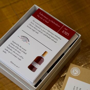 Luxury Single Malt Whisky: Blind Tasting Gift Set, 3 of 5