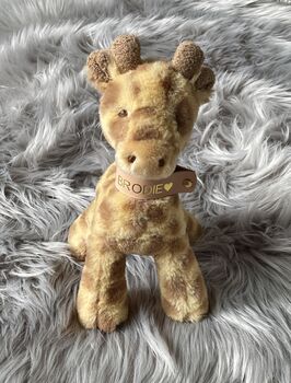 Personalised Hugs Giraffe Soft Newborn Toy, 2 of 7