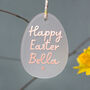 Personalised Happy Easter Egg Keepsake Decoration, thumbnail 3 of 8