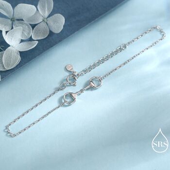 Snaffle Bit Bracelet In Sterling Silver, 4 of 12