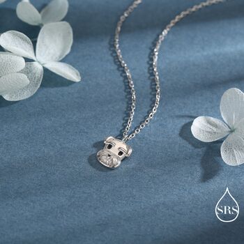 Schnauzer Dog Pendant Necklace In Sterling Silver, 3 of 12