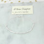 A New Chapter Sterling Silver Morse Code Chain Bracelet, thumbnail 2 of 8