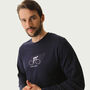 Rain Rider Navy Cyling Long Sleeve Top, thumbnail 3 of 5