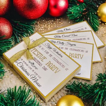 The Christmas Mouse: A Festive Party, With Personalised Option, 2 of 9