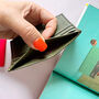 Multicoloured Slim Leather Card Holder Seven Slots, thumbnail 6 of 12