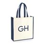 Big Initial Gallery Canvas Tote Bag, thumbnail 8 of 10