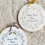 Embroidered Name Hoop Dots, thumbnail 6 of 7