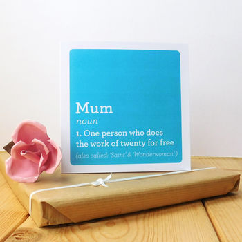 Funny Definition Mum Card, 3 of 6